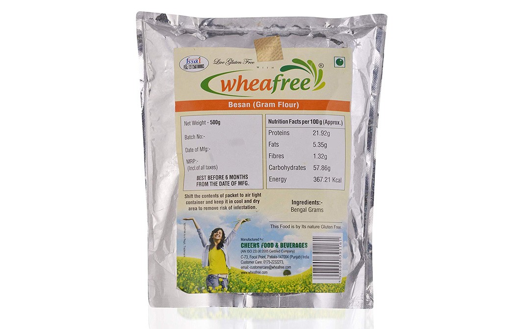 Wheafree Besan (Gram Flour)    Pack  500 grams